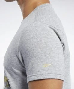 Reebok Combat Conor McGregor Tee - Grey, FM1493 12 Reebok Combat Conor McGregor Tee - Grey, FM1493