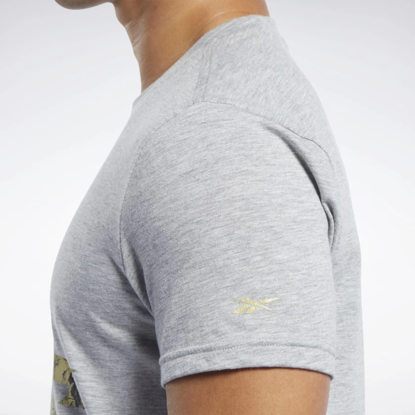 Reebok Combat Conor McGregor Tee - Grey, FM1493 5 Reebok Combat Conor McGregor Tee - Grey, FM1493