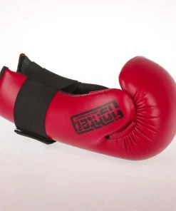 Fighter Open Gloves Strap - Dark Red, FOG-001R 18 Fighter Open Gloves Strap - Dark Red, FOG-001R