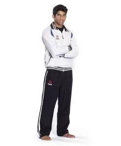 Training Suit Hayashi - White/black, 885-1 Tracksuits