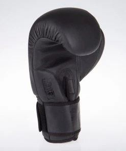 Fighter Boxing Gloves SPLIT - Matt Black, FBG-001B 24 Fighter Boxing Gloves SPLIT - Matt Black, FBG-001B