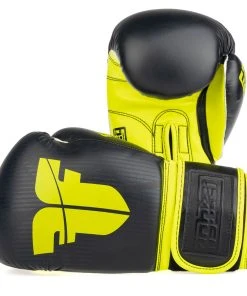 Fighter Boxing Gloves SPEED - Black/neon Yellow, TH1612PUBNY