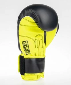 Fighter Boxing Gloves SPEED - Black/neon Yellow, TH1612PUBNY