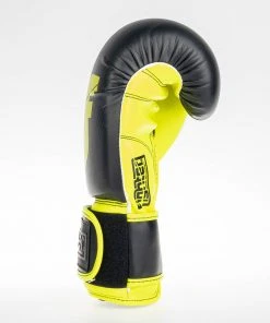 Fighter Boxing Gloves SPEED - Black/neon Yellow, TH1612PUBNY