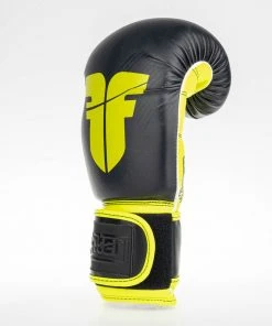Fighter Boxing Gloves SPEED - Black/neon Yellow, TH1612PUBNY