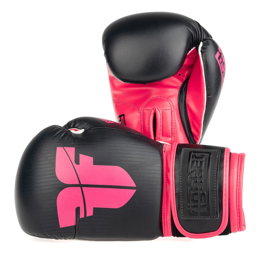 Fighter Boxing Gloves SPEED - Black/neon Pink, TH1612PUBKP 3 Fighter Boxing Gloves SPEED - Black/neon Pink, TH1612PUBKP