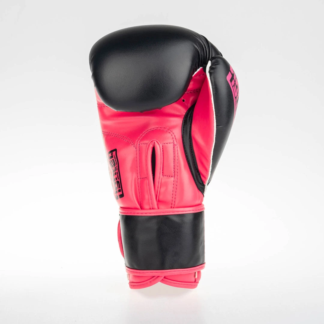 Fighter Boxing Gloves SPEED - Black/neon Pink, TH1612PUBKP 4 Fighter Boxing Gloves SPEED - Black/neon Pink, TH1612PUBKP