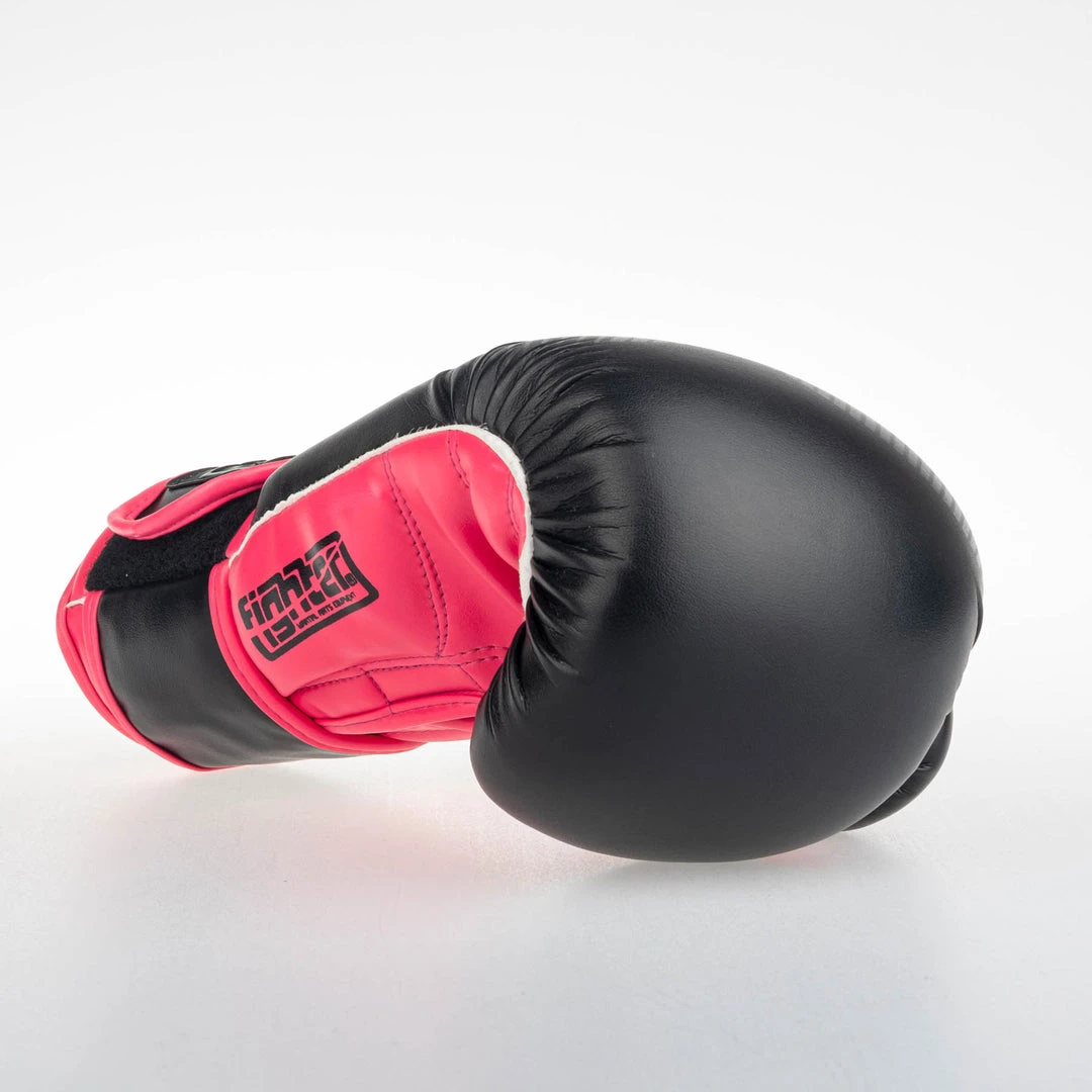 Fighter Boxing Gloves SPEED - Black/neon Pink, TH1612PUBKP 12 Fighter Boxing Gloves SPEED - Black/neon Pink, TH1612PUBKP