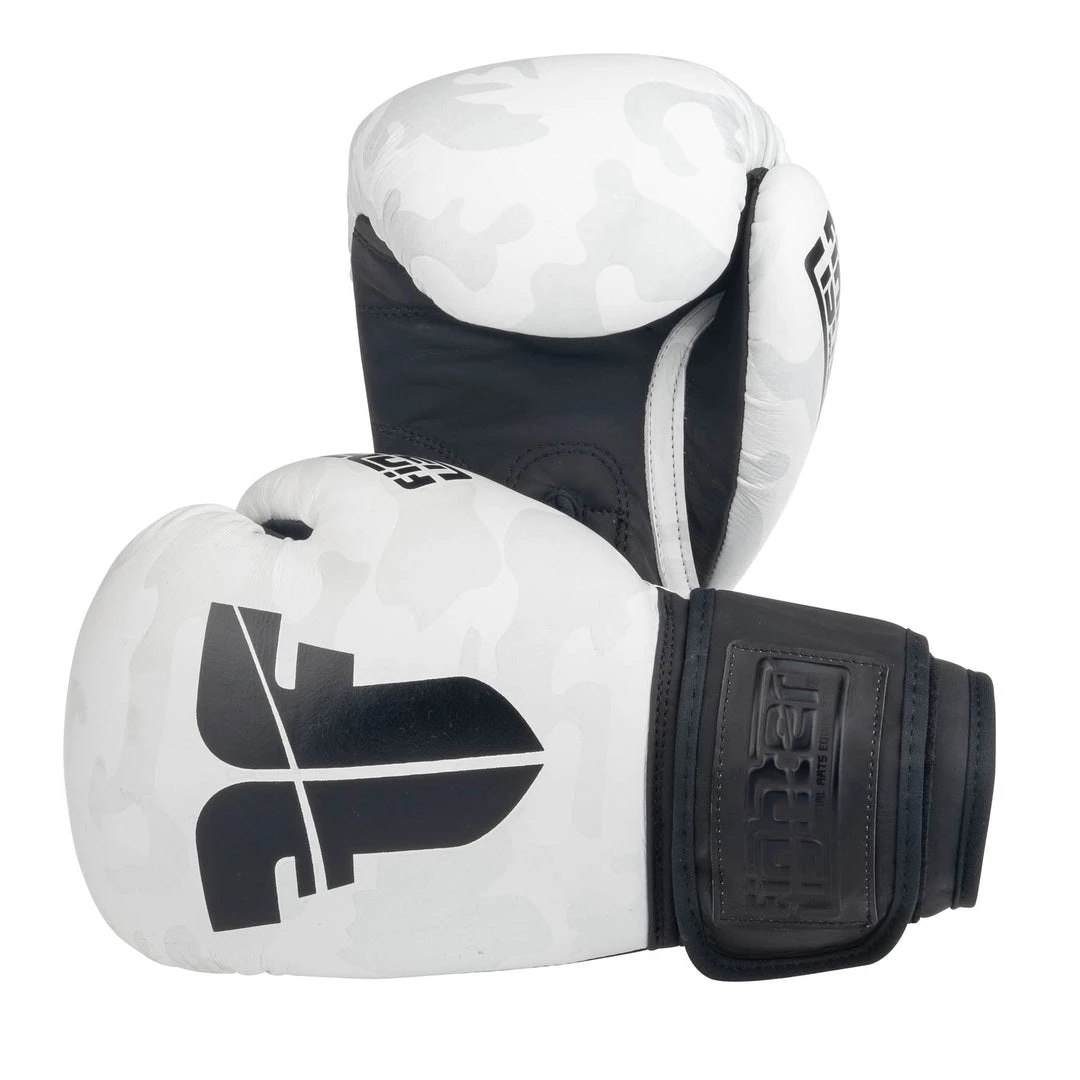 Fighter Boxing Gloves SIAM - White Camo, FBG-003CWH 3 Fighter Boxing Gloves SIAM - White Camo, FBG-003CWH