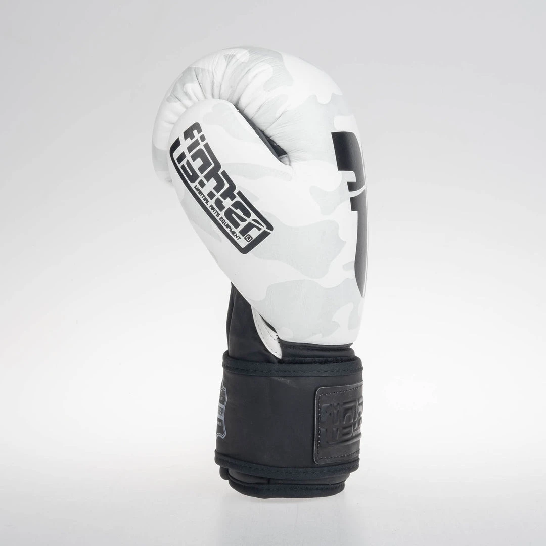 Fighter Boxing Gloves SIAM - White Camo, FBG-003CWH 6 Fighter Boxing Gloves SIAM - White Camo, FBG-003CWH