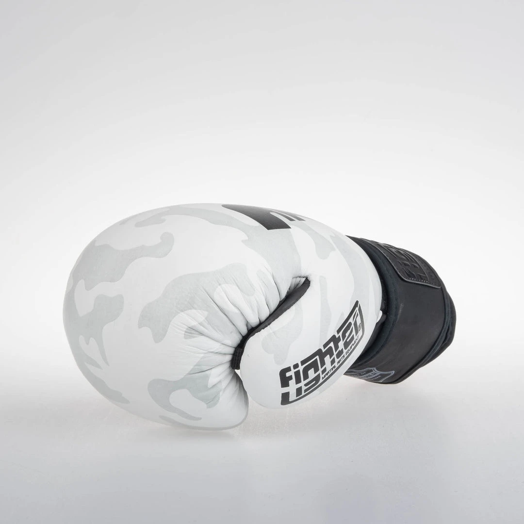 Fighter Boxing Gloves SIAM - White Camo, FBG-003CWH 10 Fighter Boxing Gloves SIAM - White Camo, FBG-003CWH