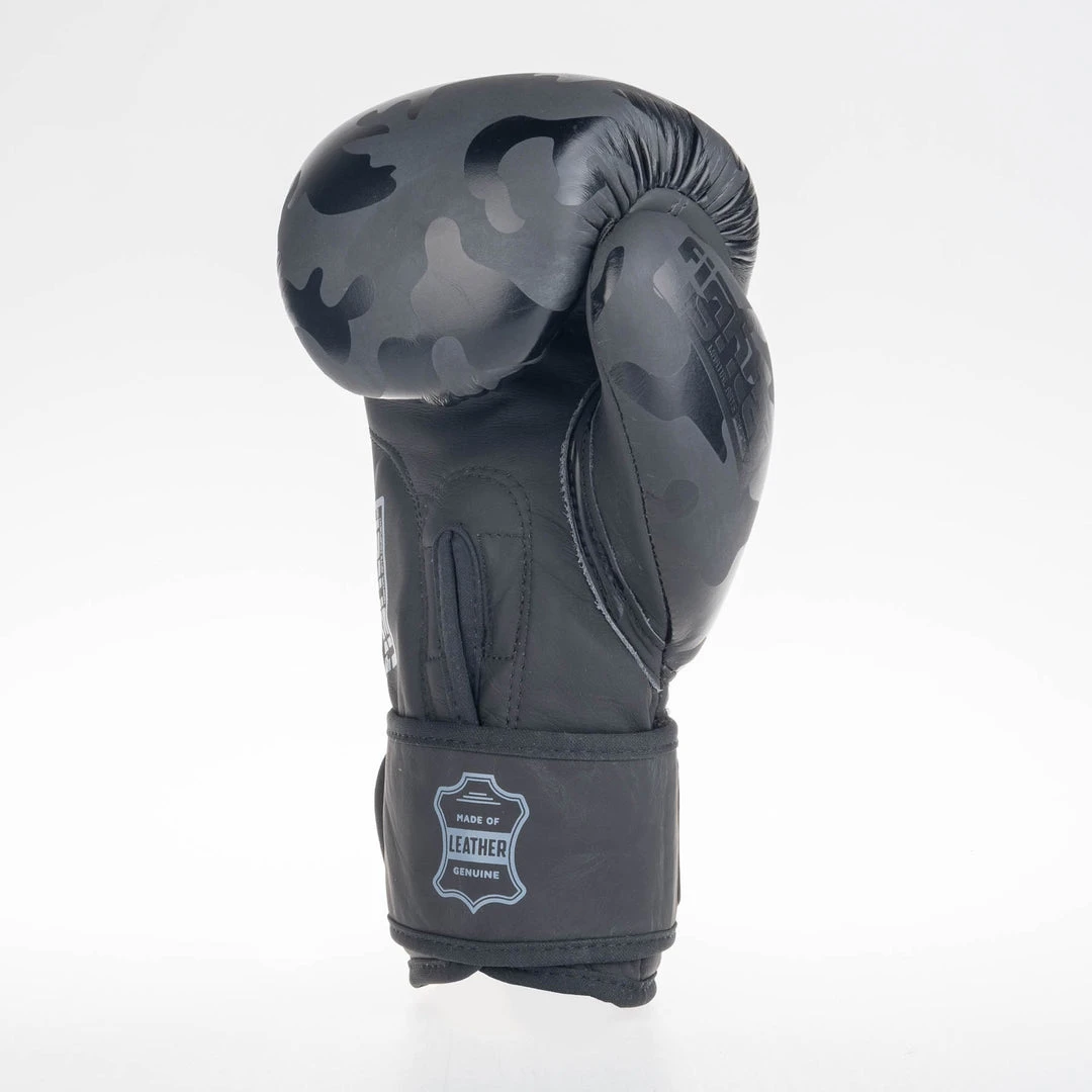Fighter Boxing Gloves SIAM - Black Camo, FBG-003CBK 5 Fighter Boxing Gloves SIAM - Black Camo, FBG-003CBK
