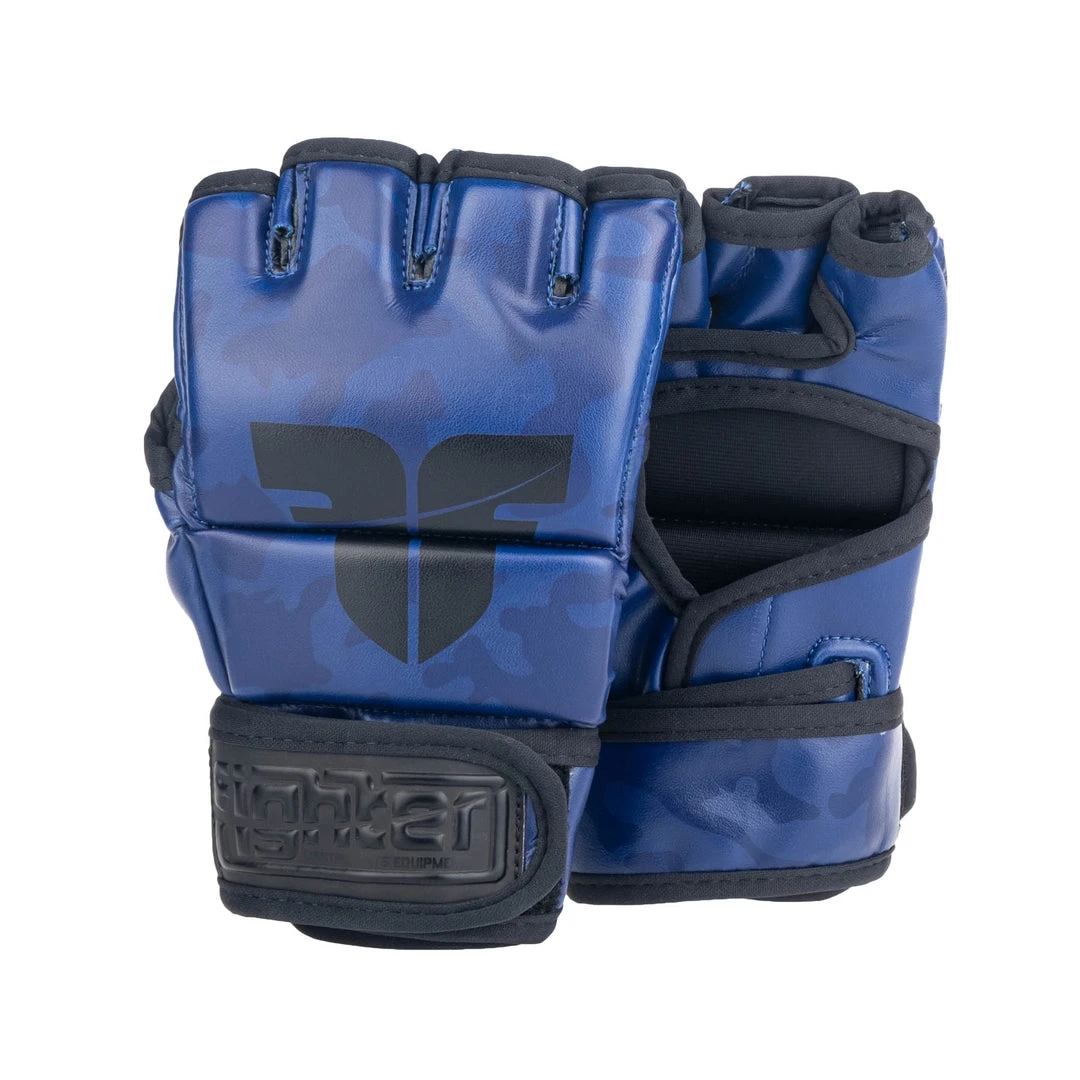 MMA Gloves Fighter Competition - Blue/camo, FMG-002CBU 3 MMA Gloves Fighter Competition - Blue/camo, FMG-002CBU