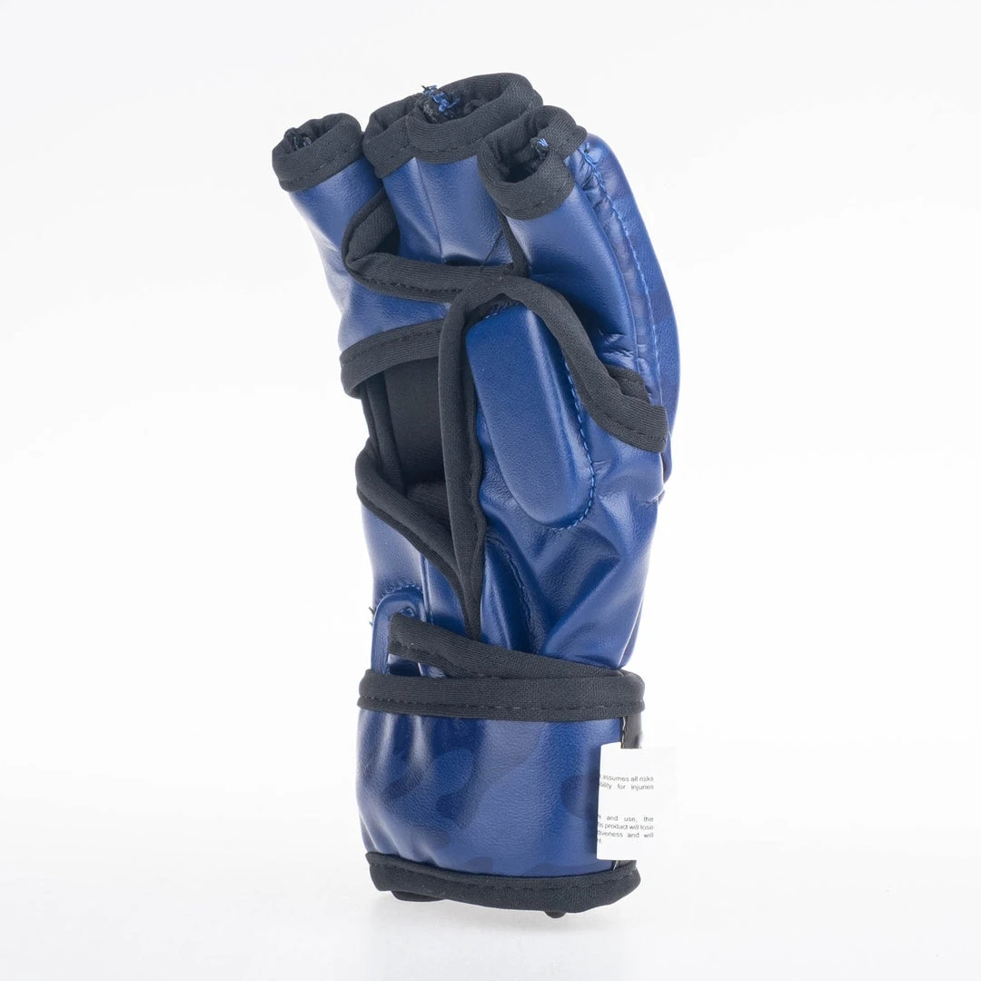 MMA Gloves Fighter Competition - Blue/camo, FMG-002CBU 5 MMA Gloves Fighter Competition - Blue/camo, FMG-002CBU