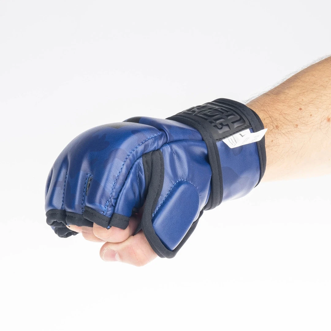 MMA Gloves Fighter Competition - Blue/camo, FMG-002CBU 8 MMA Gloves Fighter Competition - Blue/camo, FMG-002CBU