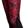 Hayashi Flowers Leggings - Red/black 2 Hayashi Flowers Leggings - Red/black