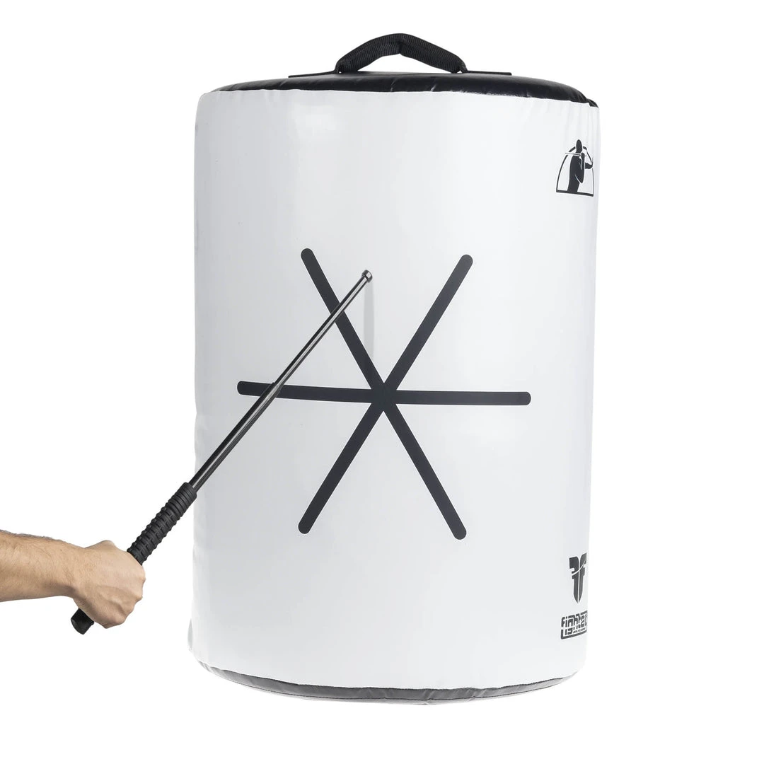 TRAINING Fighter Baton SCUTUM Shield 2in1 - White 3 TRAINING Fighter Baton SCUTUM Shield 2in1 - White