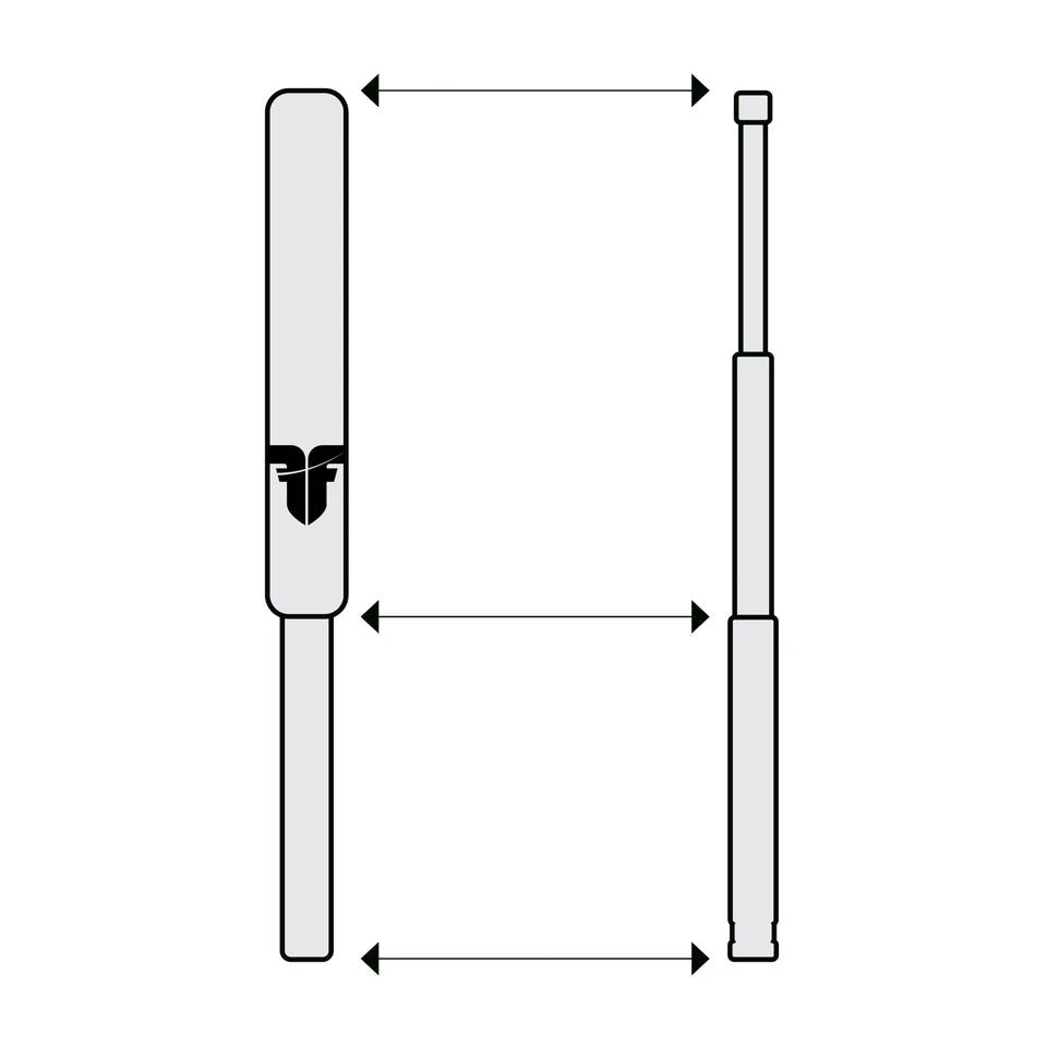 Fighter Training Baton - Black 4 Fighter Training Baton - Black