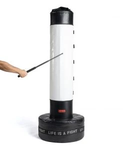 Fighter Baton Protective Sleeve For Punching Bag - White