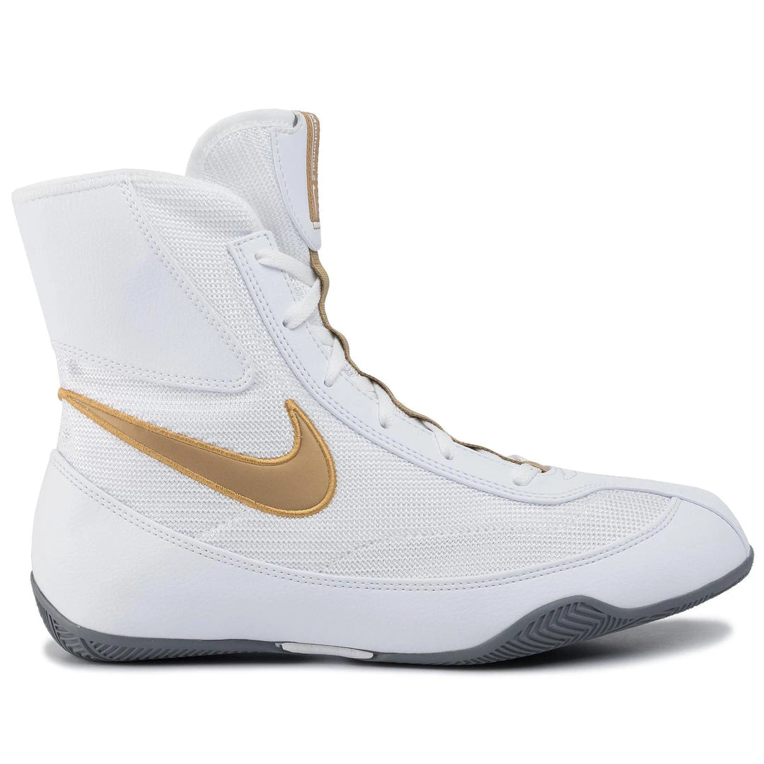 Nike Machomai 2 Boxing Shoes - White/gold 3 Nike Machomai 2 Boxing Shoes - White/gold